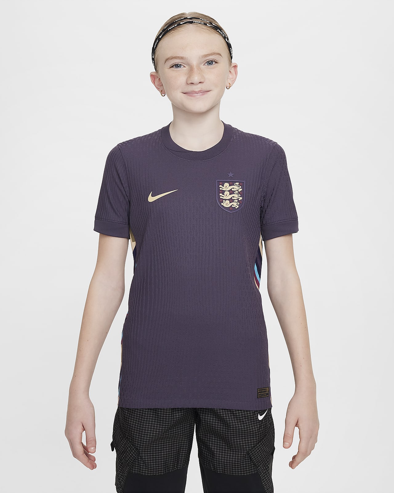 England Men s Team 2024 25 Match Away Older Kids Nike Dri FIT ADV Football Authentic Shirt. Nike UK